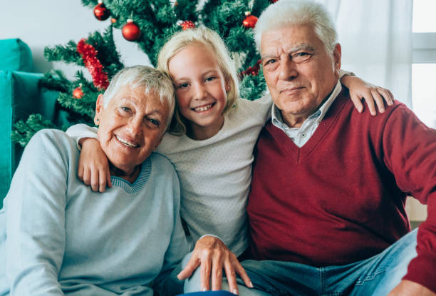 istock Senior couple with granddaughter 1188478855