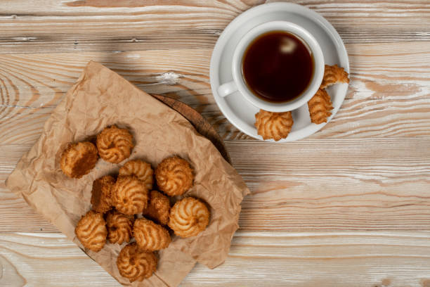 istock Natural baked coconut cookies or cocoanut macaroons with coco chips 1188478943
