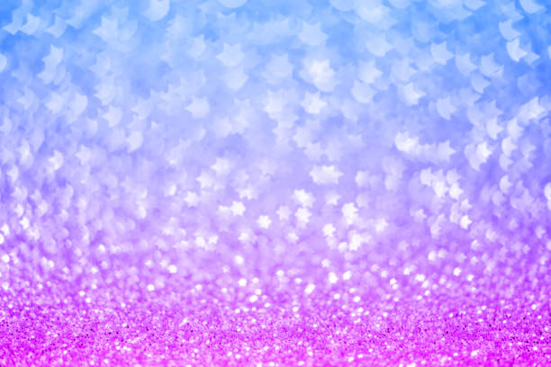 istock Christmas background - six-pointed star shape bokeh (multi colored) 1188480779