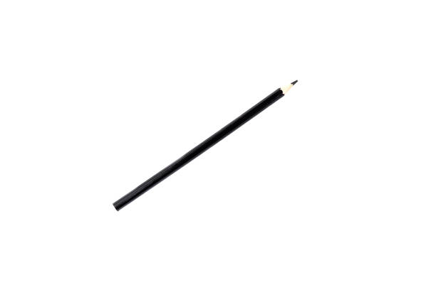istock Colored black pencil isolated on a white background. 1188483540