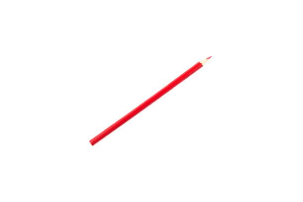 istock Colored red pencil isolated on a white background. 1188483586