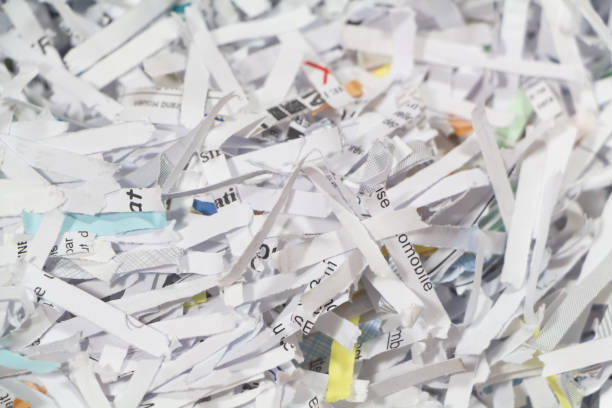 istock Shredded paper in a cardboard box 1188485705