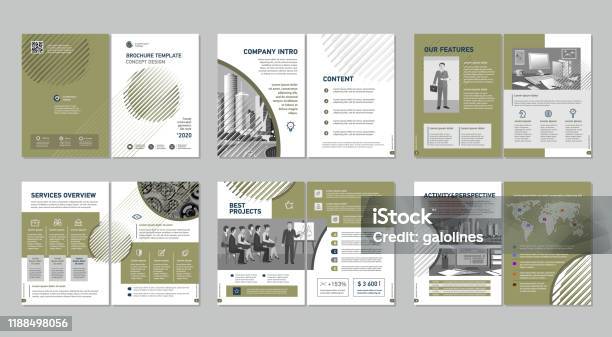 Brochure Creative Design Multipurpose Template Include Cover Back And ...