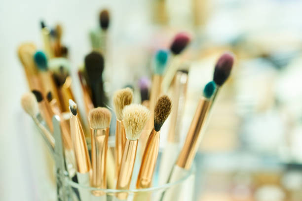 istock Makeup Accessories Ready. Night club make-up artist set 1188504351