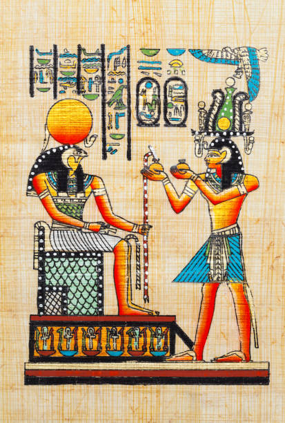 istock Egyptian Papyrus Painting 1188507873