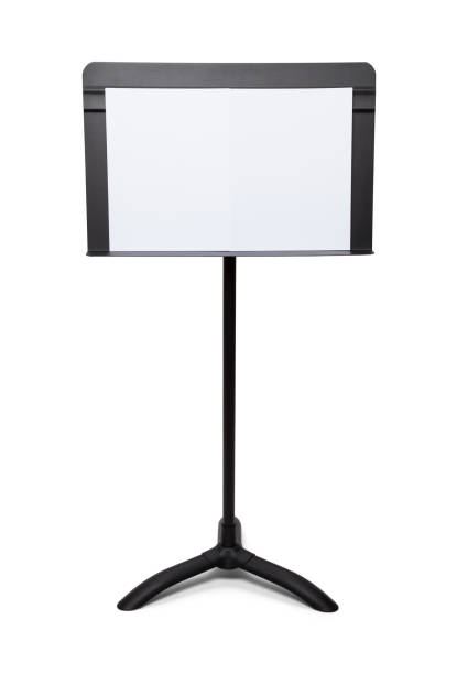 Music Stand With Paper
