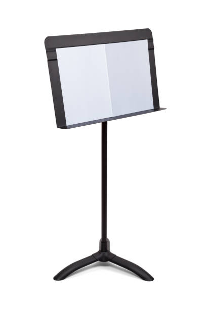istock Black Music Stand with Paper 1188508883