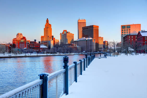 Winter in Providence, Rhode Island Providence is the capital and most populous city of the U.S. state of Rhode Island and is one of the oldest cities in the United States. providence rhode island photos stock pictures, royalty-free photos & images