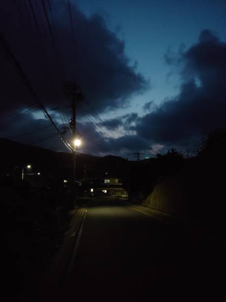 istock Night sky and street lamp VDCM 3 1188511942