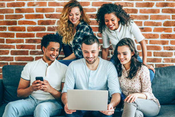 istock Group of friends having fun 1188512242