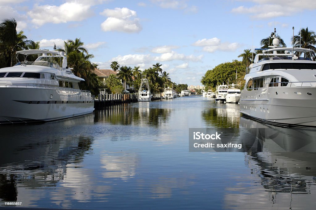 Quartiere Yacht parcheggio - Foto stock royalty-free di Fort Lauderdale