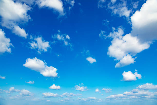 paesaggio del cielo limpido - nube immagine foto e immagini stock
