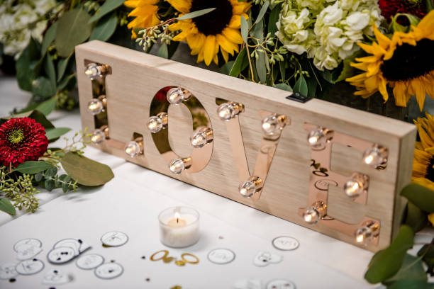 istock LOVE wooden sign / Wedding concept (Click for more) 1188527851