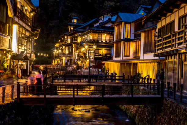 istock The Ginzan Onsen 1188529817