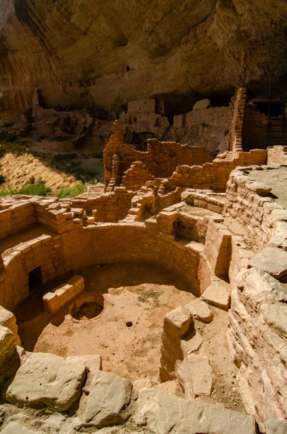 istock Mesa Verde NP - Wetherill Mesa - Long House View From Above the Kiva 1188531370