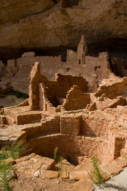 istock Mesa Verde NP - Wetherill Mesa - Long House Vertical View of Stonework Detail 1188531400