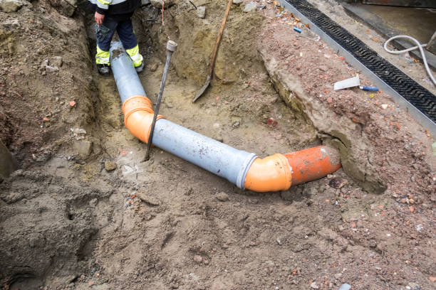 istock in the ground there is a plastic tube for shit 1188543110