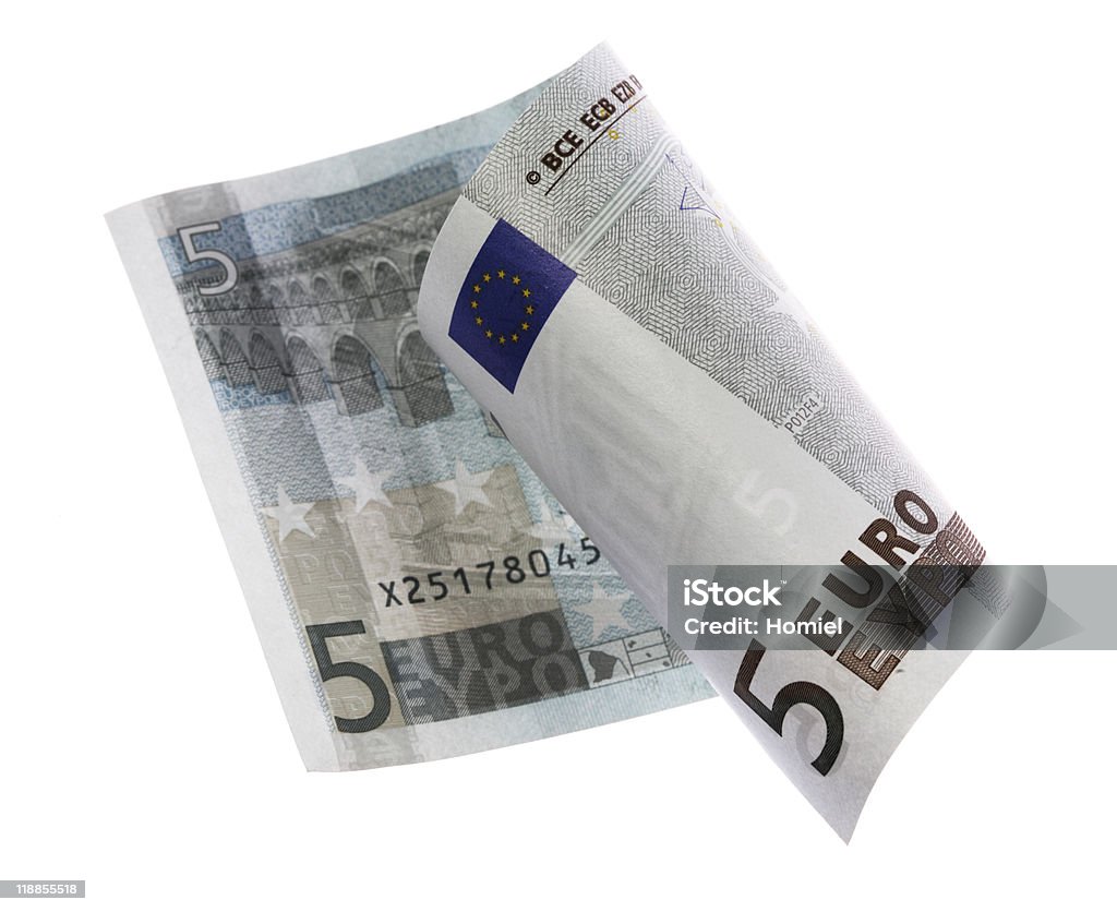 Five euro - Zbiór zdjęć royalty-free (Banknot pięciu euro)