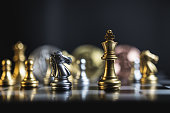 Bitcoin business strategy and chess board games