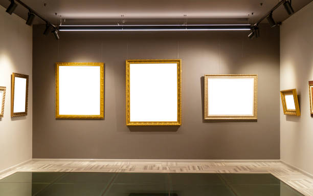 istock Art Gallery Museum Blank Frame Exhibition 1188573586
