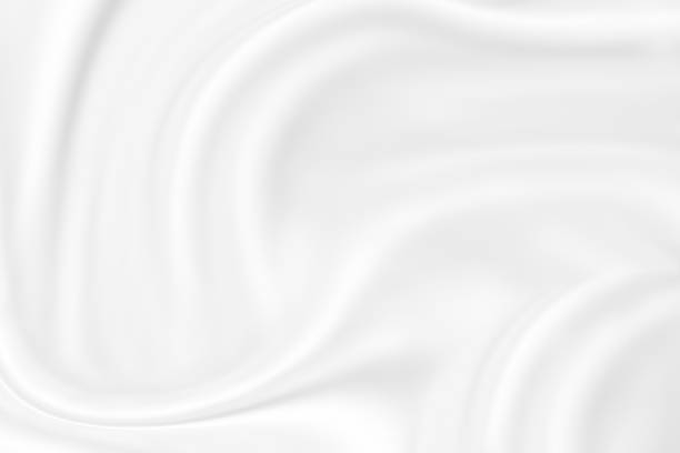 istock abstract smooth elegant white fabric texture background,flowing satin waves 1188576000