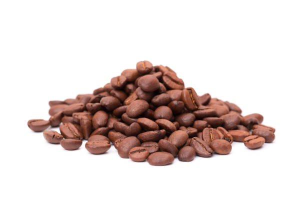 istock roasted coffee beans. Isolated on a white background. 1188582103