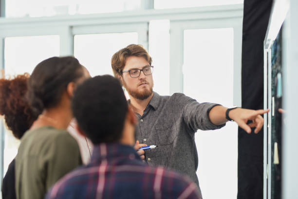 istock Making plans that will take them straight to success 1188583182