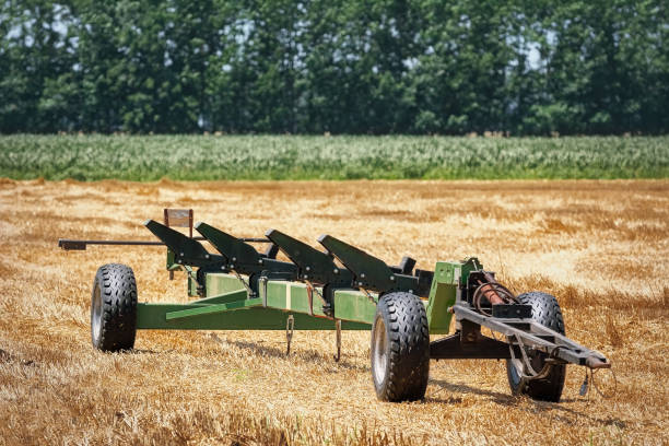 istock Agricultural machinery on the field 1188587417