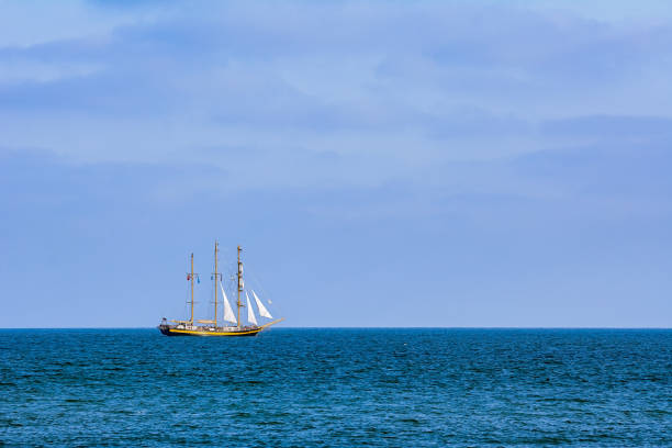 istock Barquentine in the Sea 1188587424
