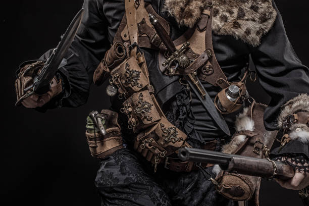 istock Close-up of Steampunk details 1188588528