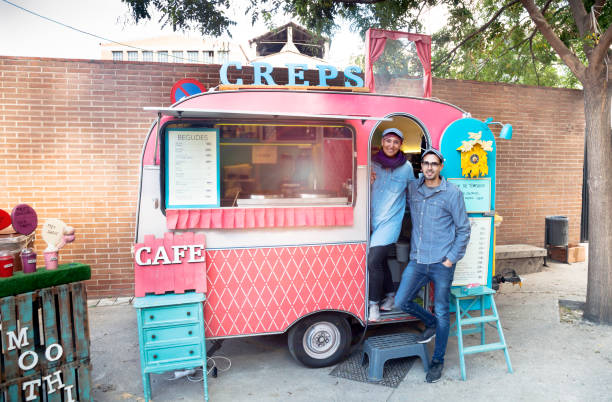 istock Food truck pancake 1188591874