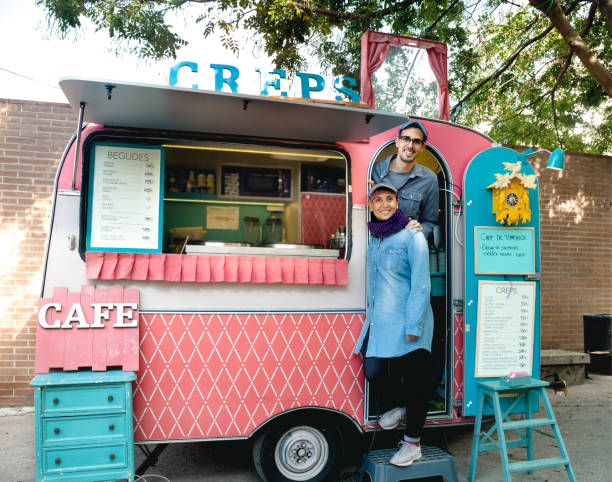 istock Food truck pancake 1188591877