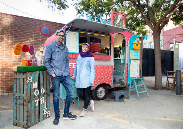 istock Food truck pancake 1188591879