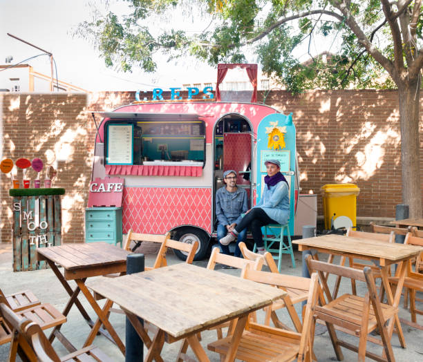 istock Food truck pancake 1188591890