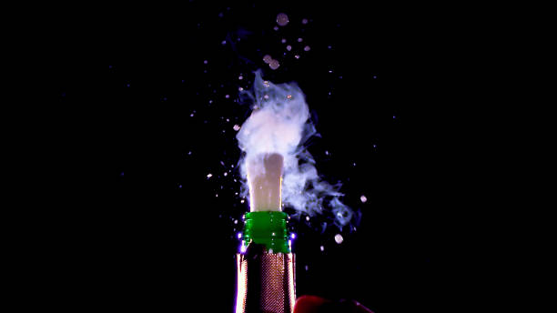 istock The champagne comes off the bottle 1188596737