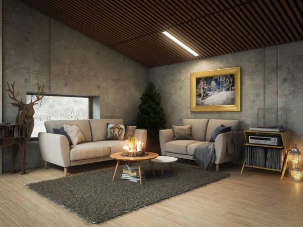 Cozy Scandinavian Living Room