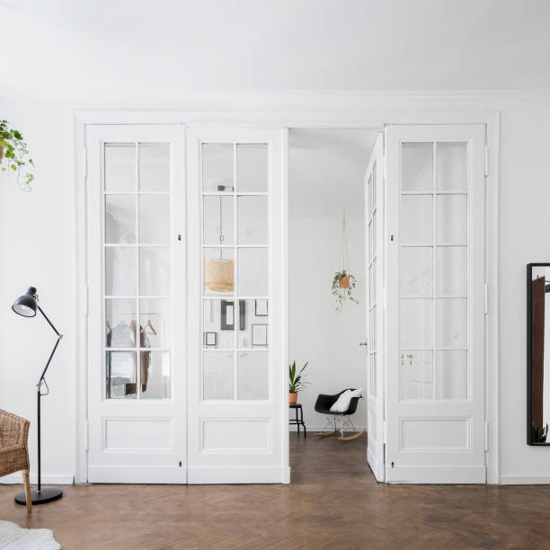 istock Apartment interior with classic doors 1188606675