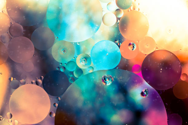 istock Macro oil and water multi colored abstract background 1188606904