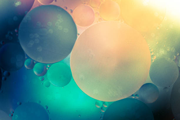 istock Macro oil and water multi colored abstract background 1188606972