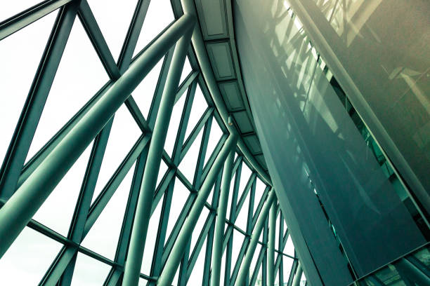 istock Abstract Futuristic Modern Interior Architecture in the City 1188608784