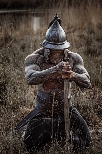 istock An individual viking warrior outdoors 1188611757