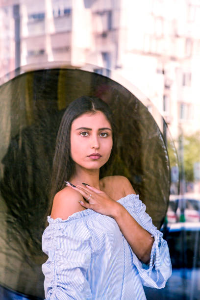 istock Beautiful young female brunette model 1188611791