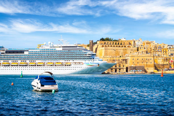 Valletta, Malta - September 16, 2019: . The cruise ship \