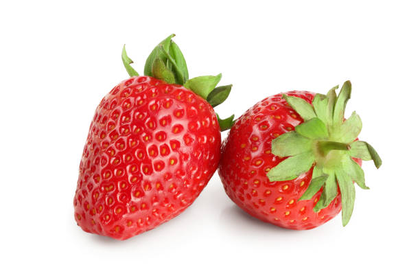 istock Strawberries isolated on white background. Fresh berry 1188613385
