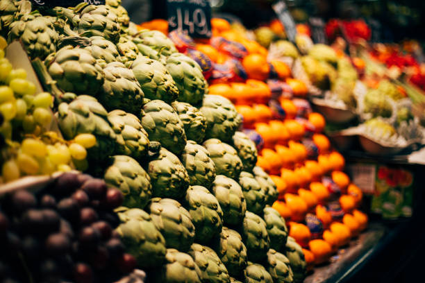 istock Full frame of italian artichokes 1188615098