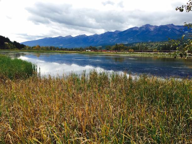 istock Mountain Lake Scene in Alberta 1188620416