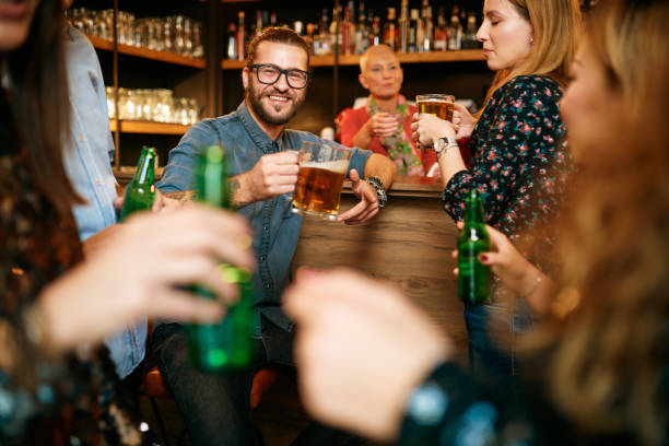 istock Friend having good time in pub. 1188621958