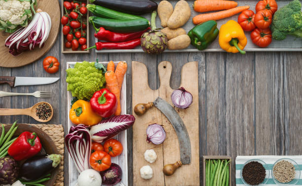 istock Freshly harvested vegetables in the kitchen 1188622528