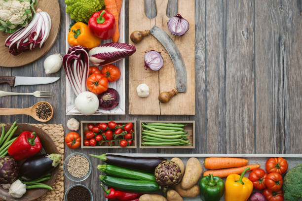 istock Freshly harvested vegetables in the kitchen 1188623634