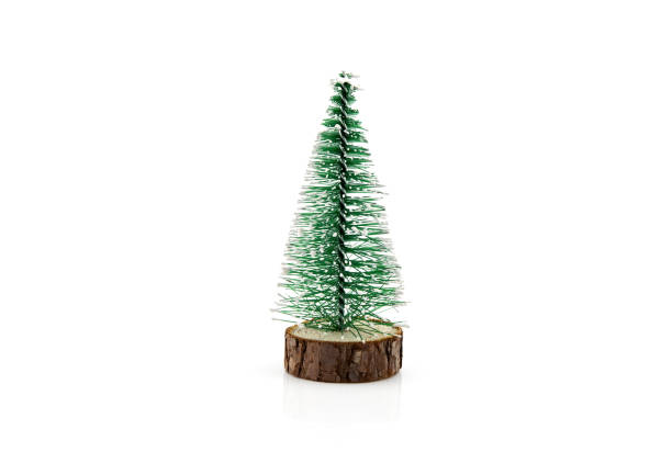 istock Beautiful decoration Christmas tree isolated on white background, artificial pine in holiday for decorate, season festival in December concept. 1188627406